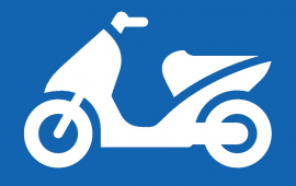 Symbool voor snorfietsers